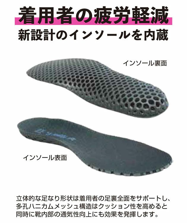 日進ゴム 安全靴 ハイパーV(Hyper V) 静電プロスニーカー(マジックタイプ) #233
