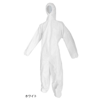 富士手袋工業 つなぎ服 作業着 不織布使い捨てベンリー続き服 1840