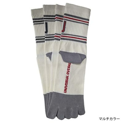 UNIVERSAL OVERALL ユニバーサルオーバーオール 靴下 クォーター5本指ソックス　3足組 UN-501