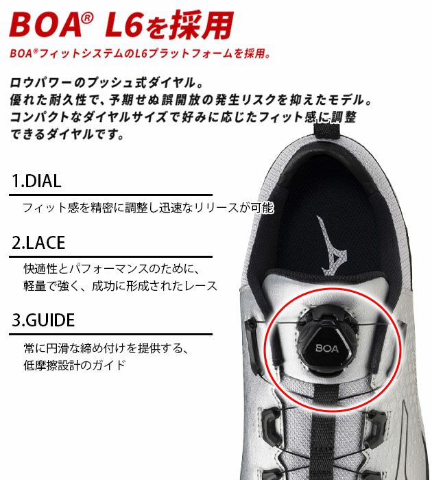 ミズノ 安全靴 F1GA2514 オールマイティ TDII 51L BOA 2025年限定モデル