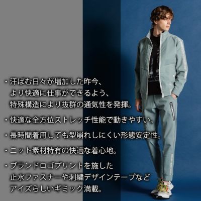 アイズフロンティア 3320 秋冬作業服 作業着 エアロタフネスA.D.ストレッチワークジャケット