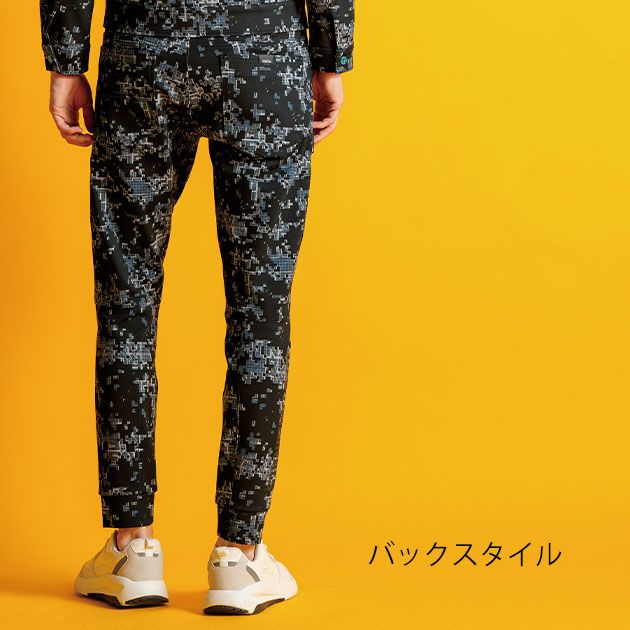 アイズフロンティア 5343P 秋冬作業服 作業着 ヘビージャージーカモフラジョガーパンツ