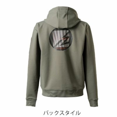 アイズフロンティア 8930 秋冬作業服 作業着 P.D.ストレッチスウェットフルジップフーディー