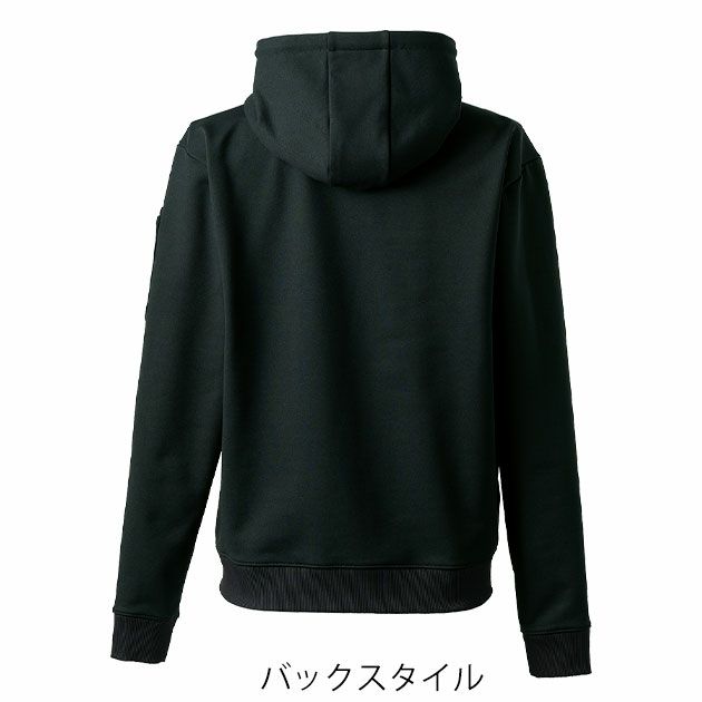 アイズフロンティア 8930S 秋冬作業服 作業着 P.D.ストレッチスウェットフルジップフーディー(限定モデル)