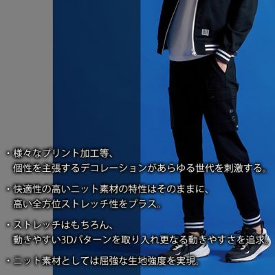 アイズフロンティア 5919 秋冬作業服 作業着 ヘビージャージージョガーパンツ(2025年新作)