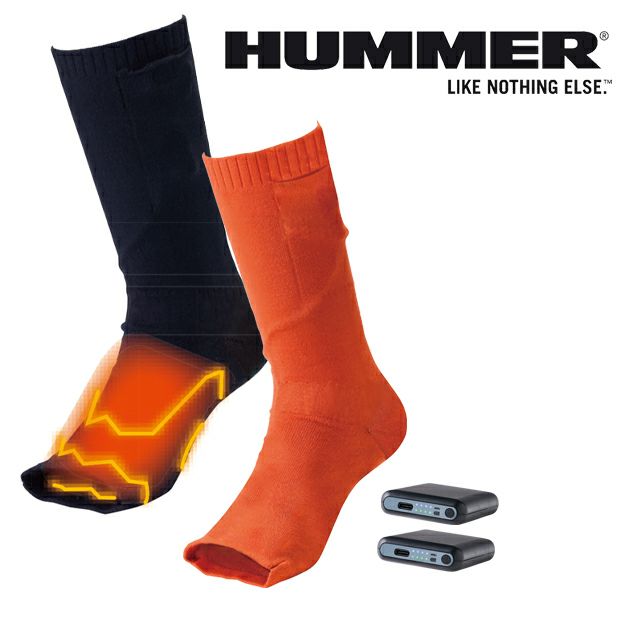ハマー HUMMER 460080 電熱ウェア 作業着 ヒートオープンソックス バッテリーセット