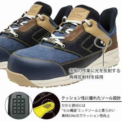 ミズノ F1GA2515 安全靴 オールマイティ LSII 11L 2025年限定モデル