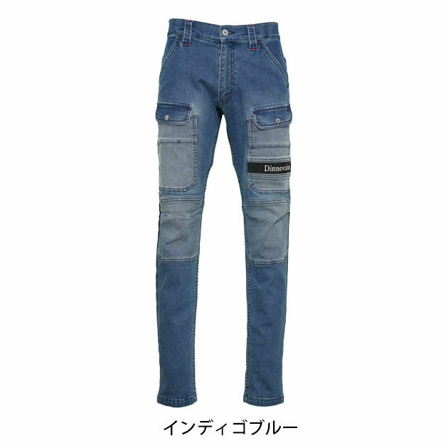ディノベーション Dinnovation 24B010EX 通年作業服 作業着 デニムロゴラインパンツ