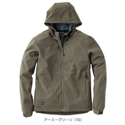 イーブンリバー EVENRIVER R058 秋冬作業服 作業着 ライトシェルストレッチパーカー