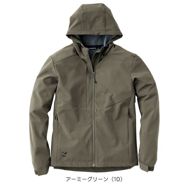 イーブンリバー EVENRIVER R058 秋冬作業服 作業着 ライトシェルストレッチパーカー