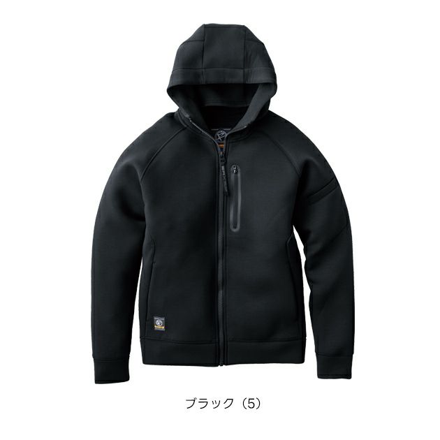 イーブンリバー EVENRIVER TR208 秋冬作業服 作業着 ダブルニットフーディ