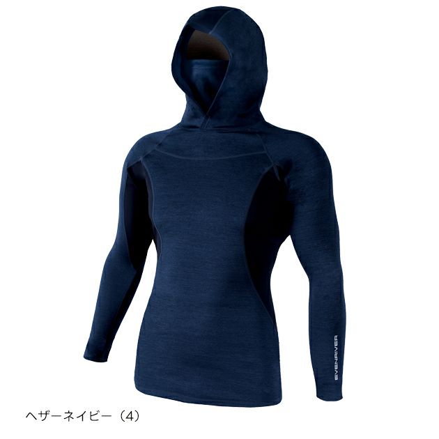 イーブンリバー EVENRIVER GTV46 秋冬インナー 作業着 ヒートボディフーディーハイネック