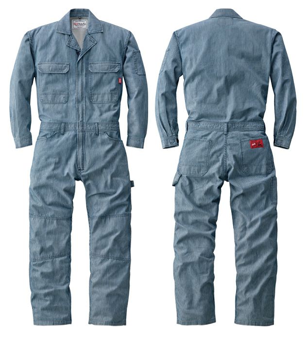 山田辰 AUTO-BI 25020 つなぎ服 作業着 つなぎ服 S～LL