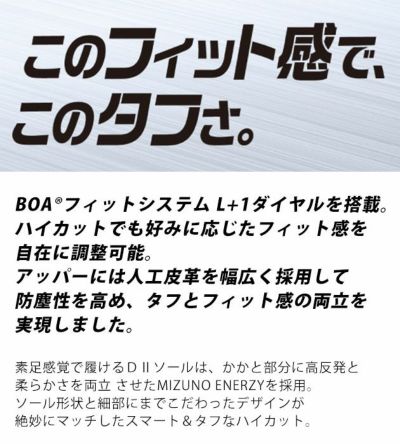 ミズノ F1GA2605 安全靴 オールマイティ TDII　81H BOA 2025年限定モデル