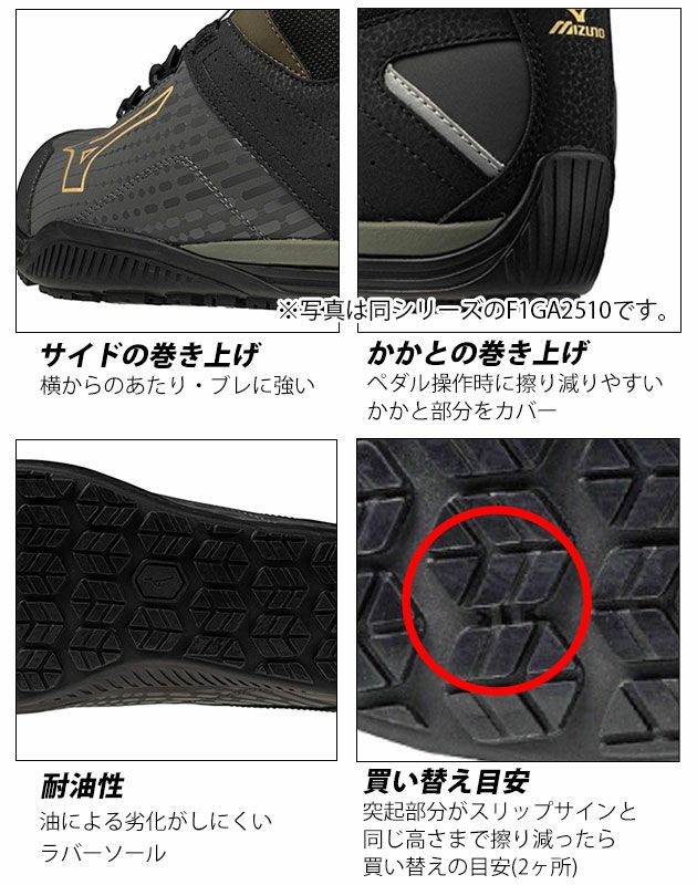 ミズノ F1GA2605 安全靴 オールマイティ TDII　81H BOA 2025年限定モデル