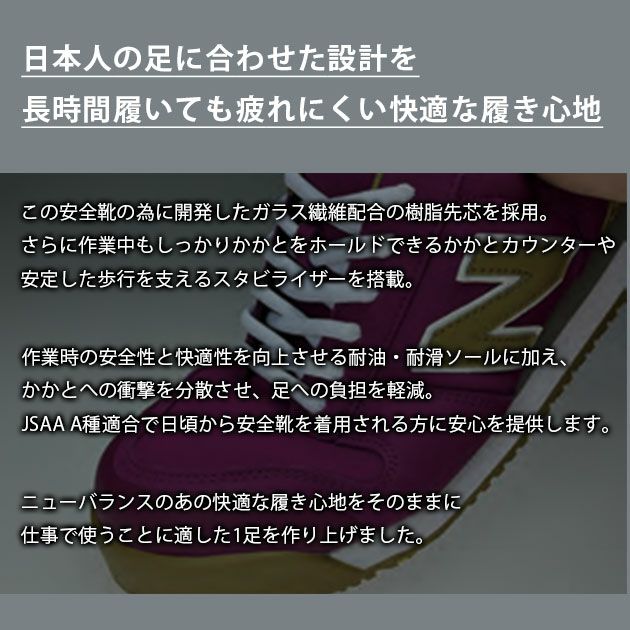 ニューバランス new balance BS-110・BS-220 安全靴 Boston(ボストン)　2025年限定モデル